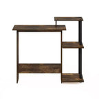 Scrivania in legno di pioppo dorato da 119,4 × 55,9 × 76,2 cm con cassetto portadocumenti