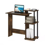 Scrivania in legno di pioppo dorato da 119,4 × 55,9 × 76,2 cm con cassetto portadocumenti