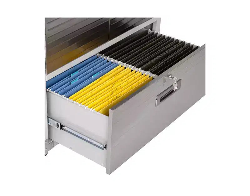 Armadio portaoggetti UltraHD con cassetto inferiore, 36 L x 18 P x 72 H