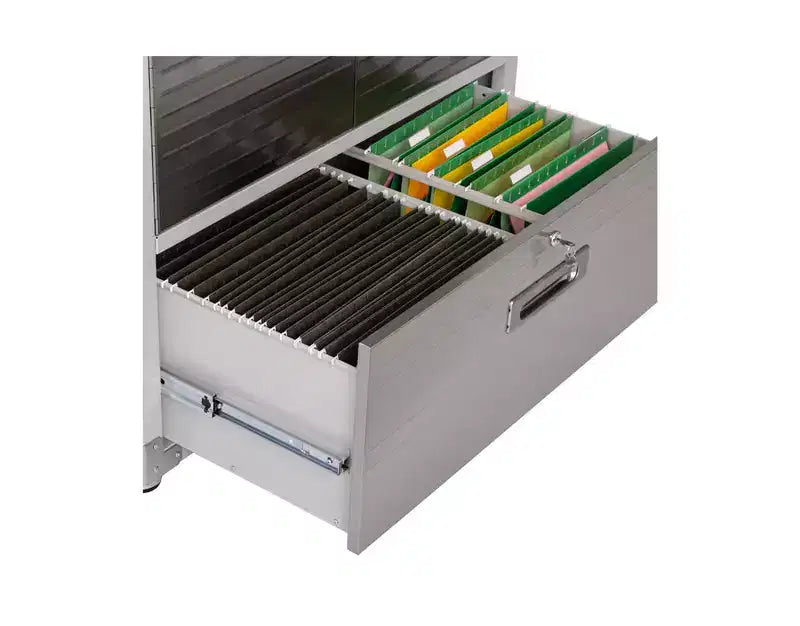 Armadio portaoggetti UltraHD con cassetto inferiore, 36 L x 18 P x 72 H