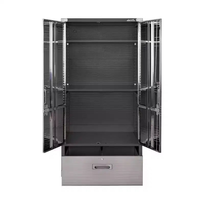 Armadio portaoggetti UltraHD con cassetto inferiore, 36 L x 18 P x 72 H