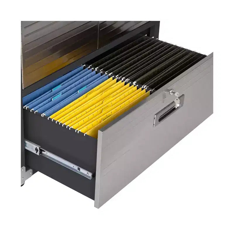 Armadio portaoggetti UltraHD con cassetto inferiore, 36 L x 18 P x 72 H
