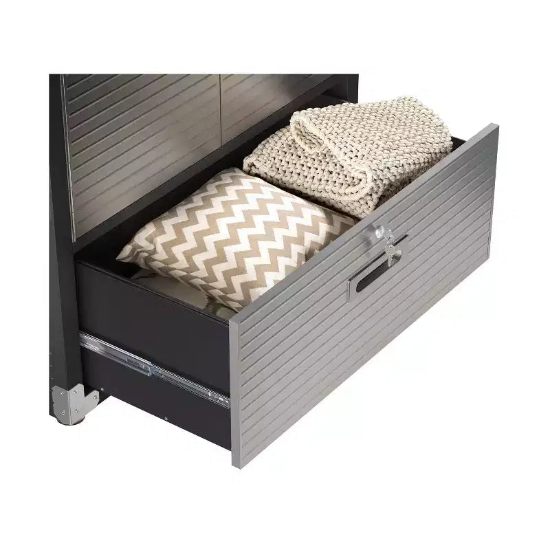 Armadio portaoggetti UltraHD con cassetto inferiore, 36 L x 18 P x 72 H
