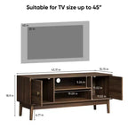 Mobile TV Mid-Century 110 × 39,9 × 48 cm per TV fino a 114,3 cm
