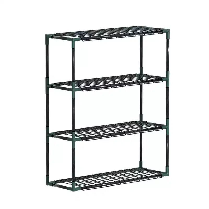 Scaffale per piante da esterno resistente a 3 livelli per serre | Capacità 15,8 kg/ripiano (30 P x 87,6 L x 103,6 A cm)
